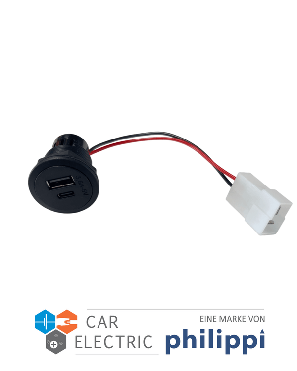 ProCar USB-C/A-Doppelsteckdose