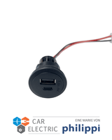 Power USB C/A  Doppelsteckdose ohne LED