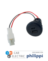 Power USB C/A  Doppelsteckdose ohne LED
