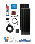 Solaranlageset 2x WS160BL BLACK LINE + Victron Smart Solar 100/20