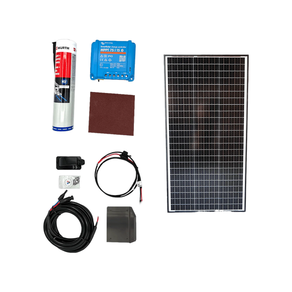 Solaranlagen-Set 110 Wp mit Victron-Laderegler