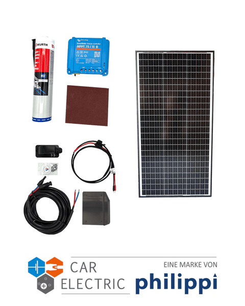 Solaranlageset 1x E480M72 110Wp + Victron Smart Solar 75/15