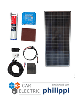 Solaranlageset 1x E835M72 190Wp + Victron Smart Solar 75/15