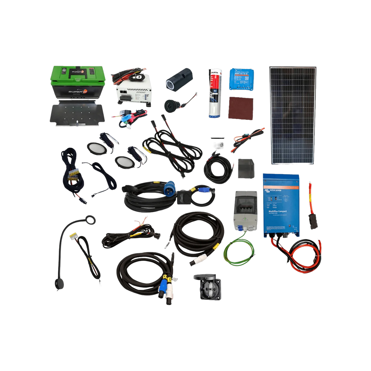 Komplettset Adventure mit Solar und 230 V