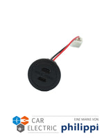 Power USB-C Doppelsteckdose PD/QC ohne LED konfektioniert