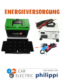 Komplettset Basis - inkl. LiFePO4 Batterie, 70A DC/DC Booster und 12V Absicherung sowie Verbraucher!