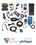 Komplettset Adventure - 150Ah LiFePO4 Batterie, 70A DC/DC Booster, 190Wp Solar, 1600W Wechselrichter inklusive Landstrom und 12V Absicherung sowie Verbraucher!