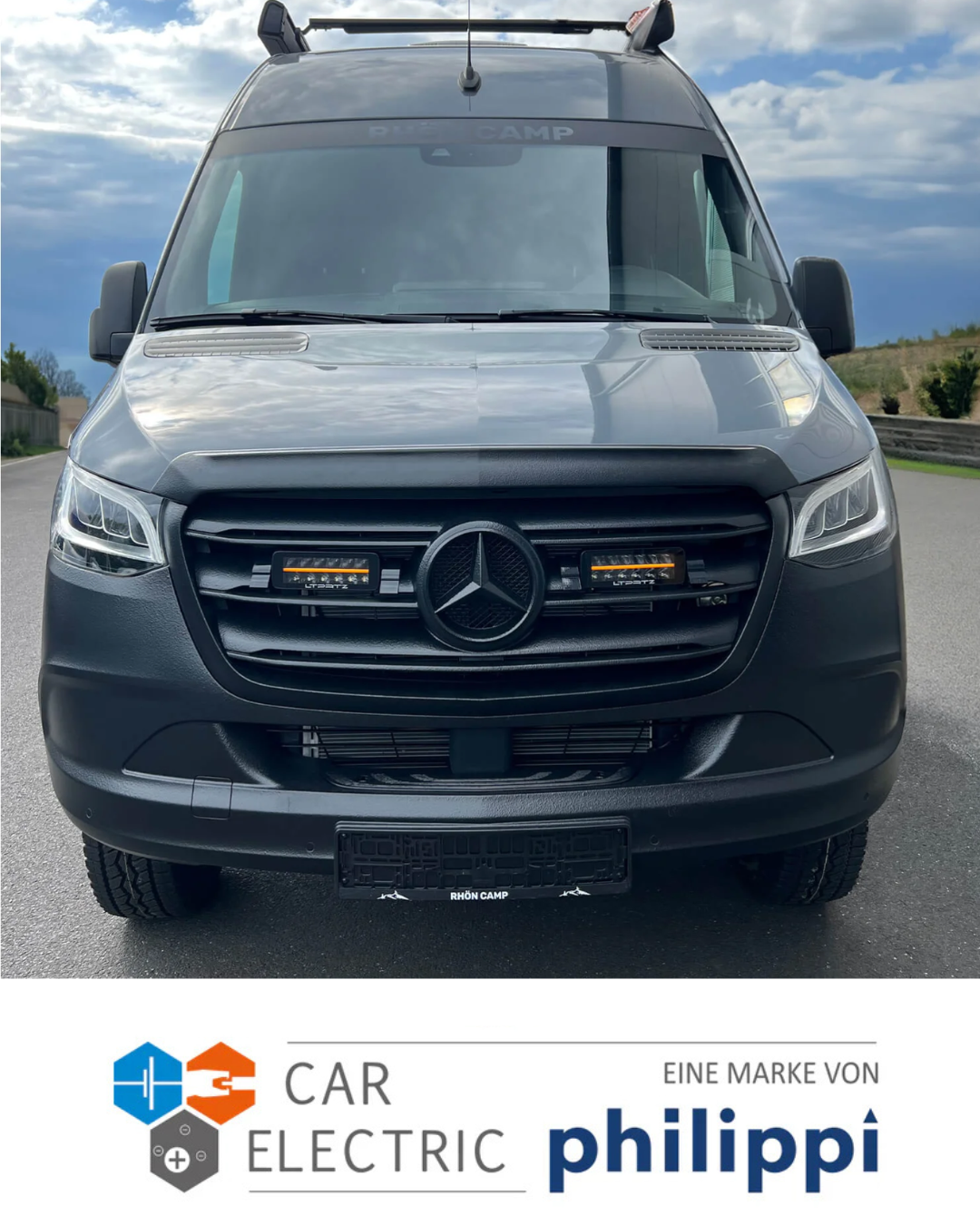 LTPRTZ Kühlergrill-Kit für Mercedes Sprinter W907