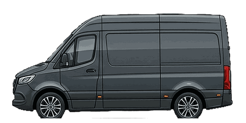 Mercedes Sprinter W907, Seitenansicht