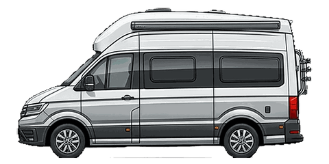 VW Grand California, Seitenansicht