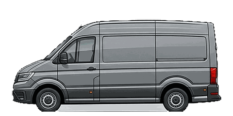 VW Crafter, MAN TGE, Seitenansicht