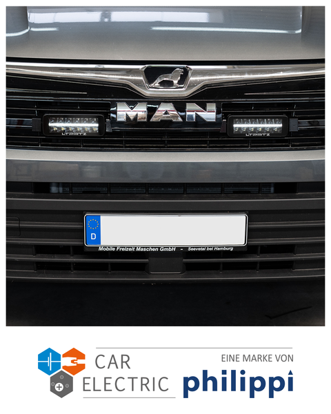 MAN TGE 1.Gen LTPRTZ TRX 3.0 7 Zoll Kühlergrill Integrationskit